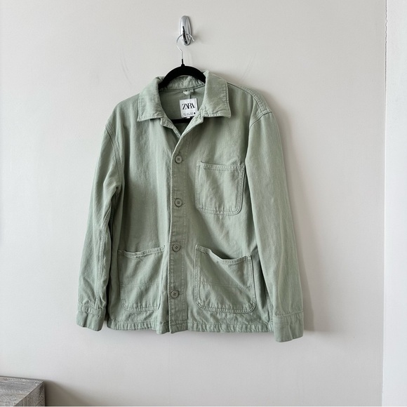 Zara-Oversized Spring/Summer Boxy Jacket (Size:Small) - Picture 4 of 10
